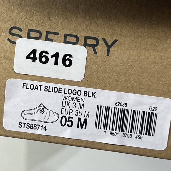 Sperry Winward Float Slide Womens 5M Black Slip On Sandals - Picture 9 of 10